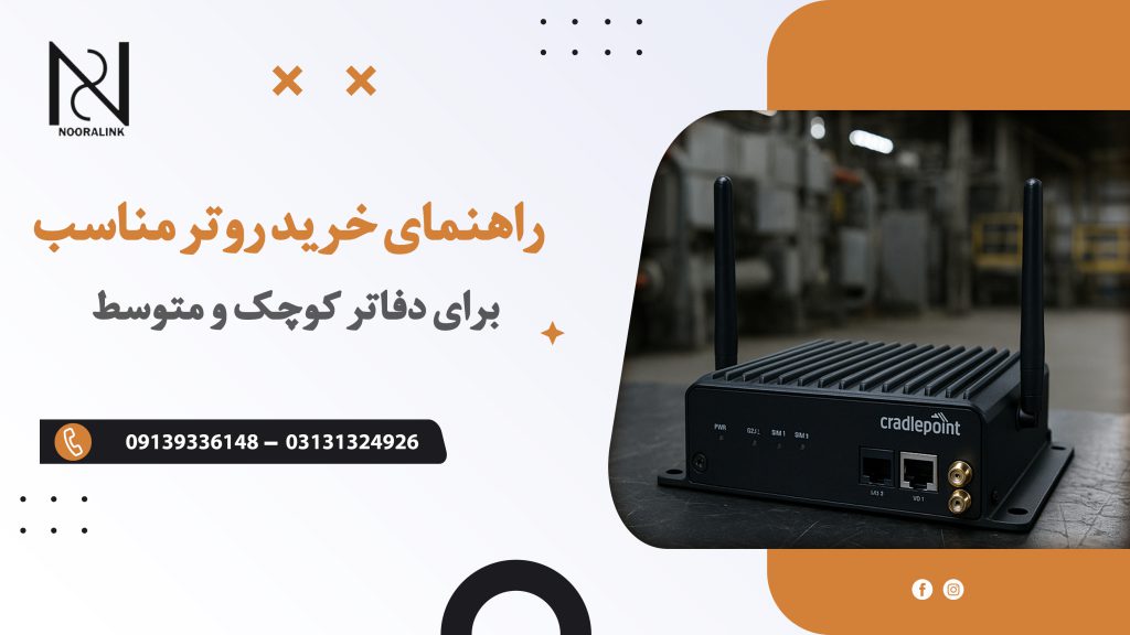 Kabeer Router راهنمای خرید روتر مناسب برای دفاتر کوچک و متوسط - نورالینک